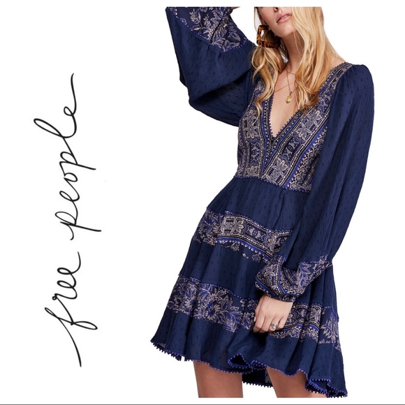 SALE $168 NWT Free People My Love Mini Indigo - Picture 8 of 8